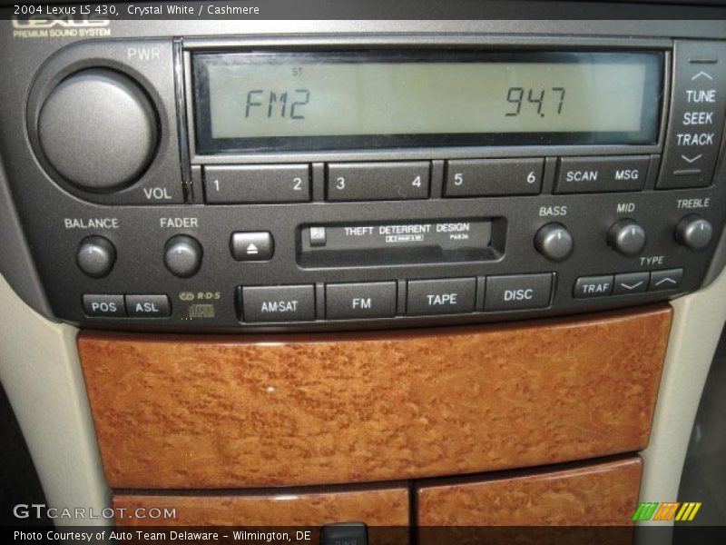 Crystal White / Cashmere 2004 Lexus LS 430
