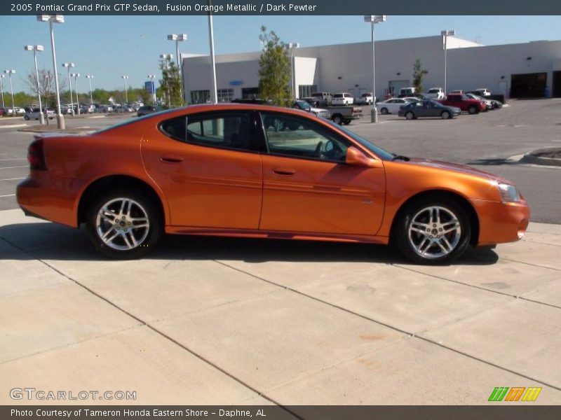 Fusion Orange Metallic / Dark Pewter 2005 Pontiac Grand Prix GTP Sedan