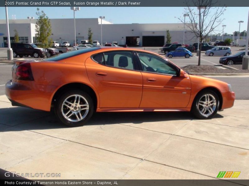 Fusion Orange Metallic / Dark Pewter 2005 Pontiac Grand Prix GTP Sedan