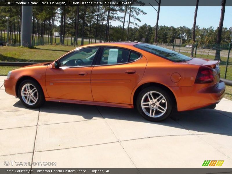 Fusion Orange Metallic / Dark Pewter 2005 Pontiac Grand Prix GTP Sedan