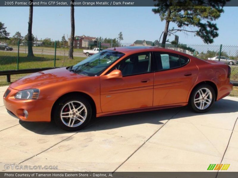 Fusion Orange Metallic / Dark Pewter 2005 Pontiac Grand Prix GTP Sedan