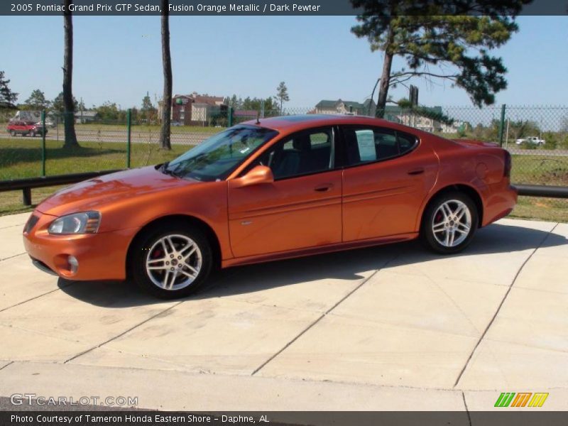 Fusion Orange Metallic / Dark Pewter 2005 Pontiac Grand Prix GTP Sedan