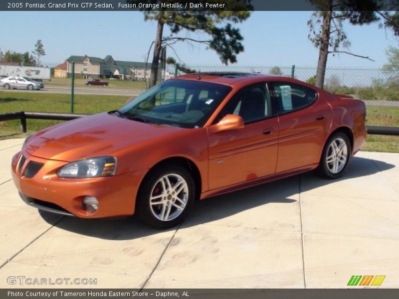 Fusion Orange Metallic / Dark Pewter 2005 Pontiac Grand Prix GTP Sedan