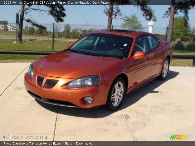 Fusion Orange Metallic / Dark Pewter 2005 Pontiac Grand Prix GTP Sedan