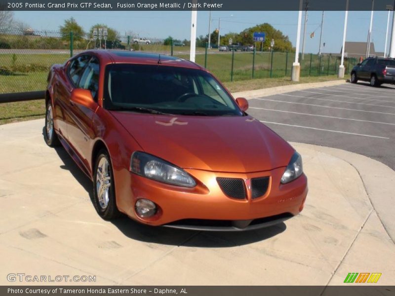 Fusion Orange Metallic / Dark Pewter 2005 Pontiac Grand Prix GTP Sedan