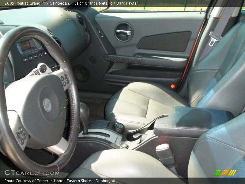 Fusion Orange Metallic / Dark Pewter 2005 Pontiac Grand Prix GTP Sedan