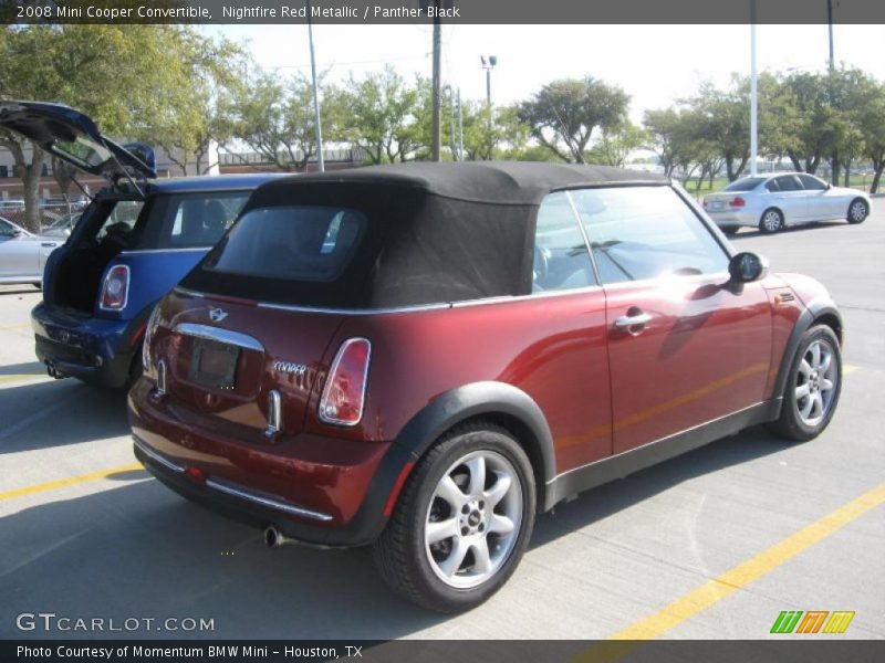 Nightfire Red Metallic / Panther Black 2008 Mini Cooper Convertible