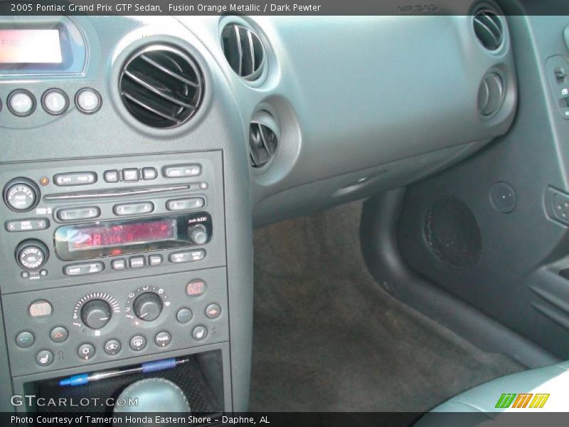 Fusion Orange Metallic / Dark Pewter 2005 Pontiac Grand Prix GTP Sedan