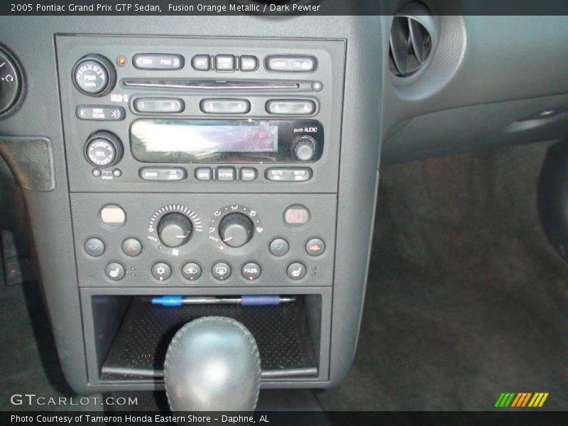 Fusion Orange Metallic / Dark Pewter 2005 Pontiac Grand Prix GTP Sedan