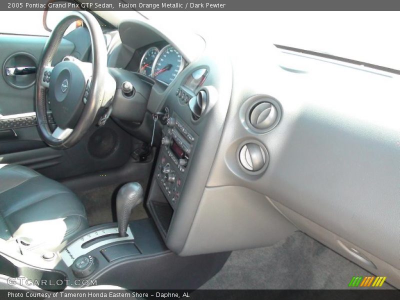 Fusion Orange Metallic / Dark Pewter 2005 Pontiac Grand Prix GTP Sedan