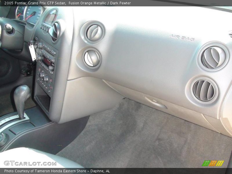Fusion Orange Metallic / Dark Pewter 2005 Pontiac Grand Prix GTP Sedan
