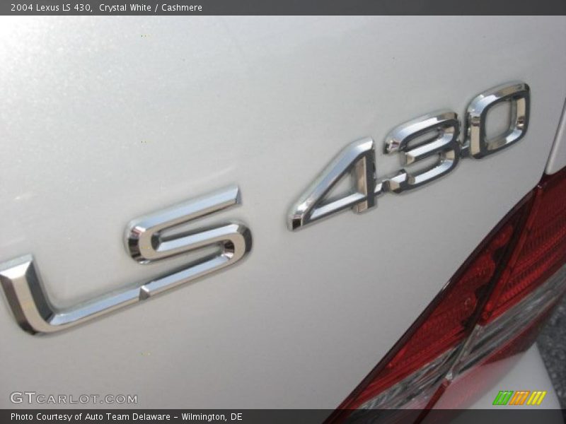 Crystal White / Cashmere 2004 Lexus LS 430