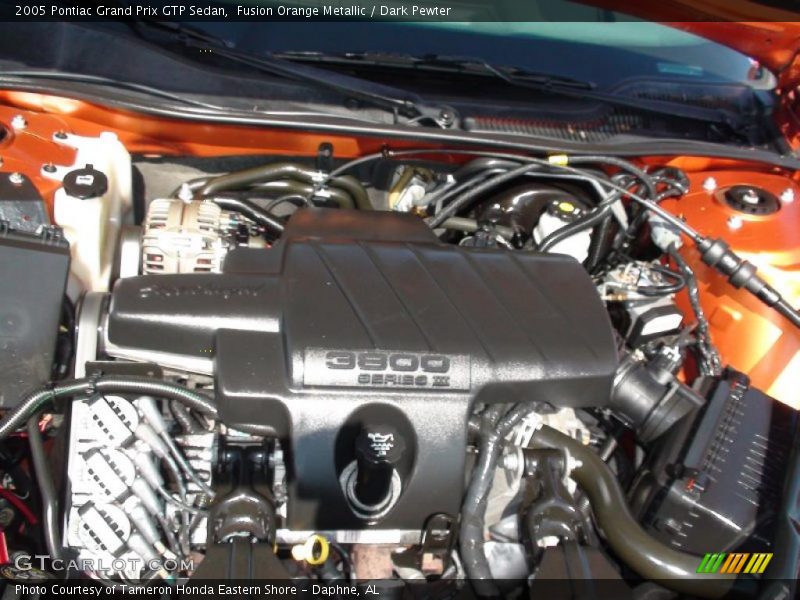 Fusion Orange Metallic / Dark Pewter 2005 Pontiac Grand Prix GTP Sedan