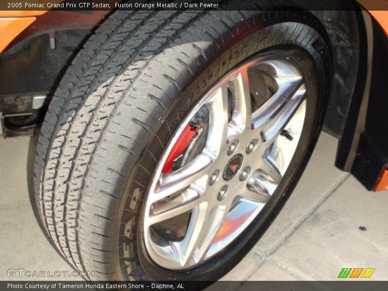 Fusion Orange Metallic / Dark Pewter 2005 Pontiac Grand Prix GTP Sedan
