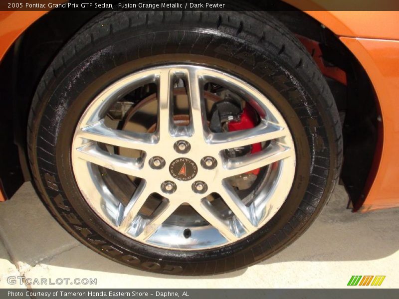 Fusion Orange Metallic / Dark Pewter 2005 Pontiac Grand Prix GTP Sedan