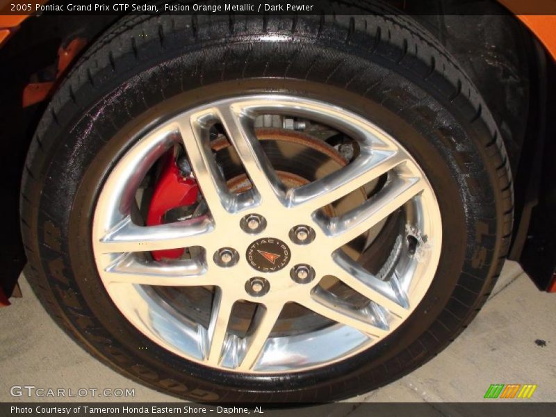 Fusion Orange Metallic / Dark Pewter 2005 Pontiac Grand Prix GTP Sedan