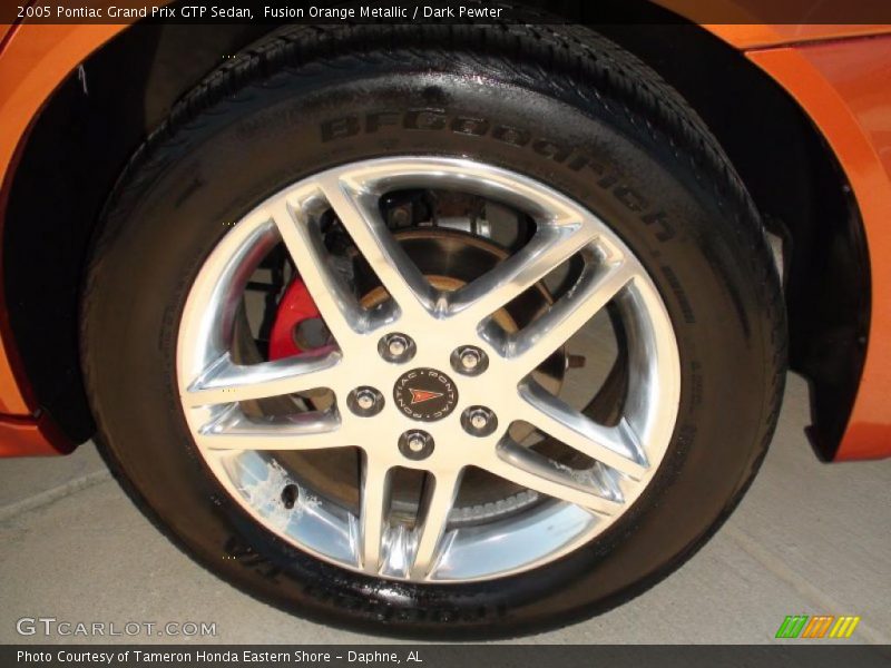 Fusion Orange Metallic / Dark Pewter 2005 Pontiac Grand Prix GTP Sedan