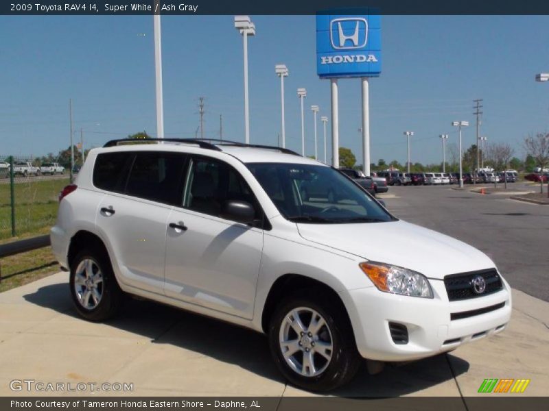 Super White / Ash Gray 2009 Toyota RAV4 I4