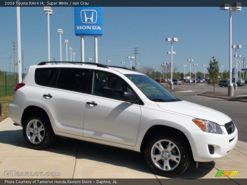 Super White / Ash Gray 2009 Toyota RAV4 I4