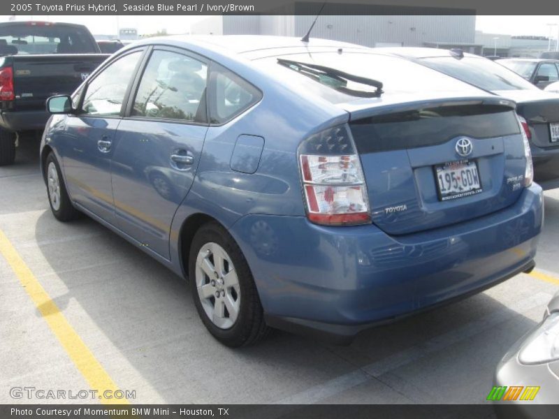 Seaside Blue Pearl / Ivory/Brown 2005 Toyota Prius Hybrid