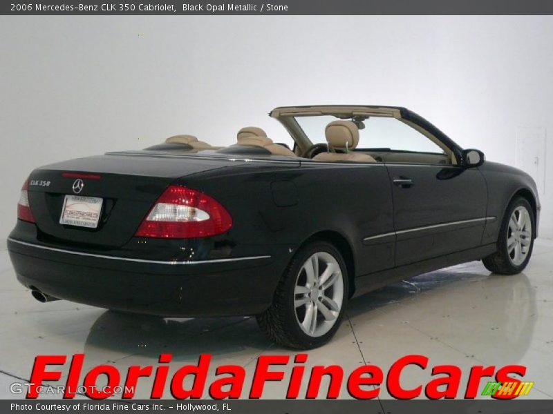 Black Opal Metallic / Stone 2006 Mercedes-Benz CLK 350 Cabriolet