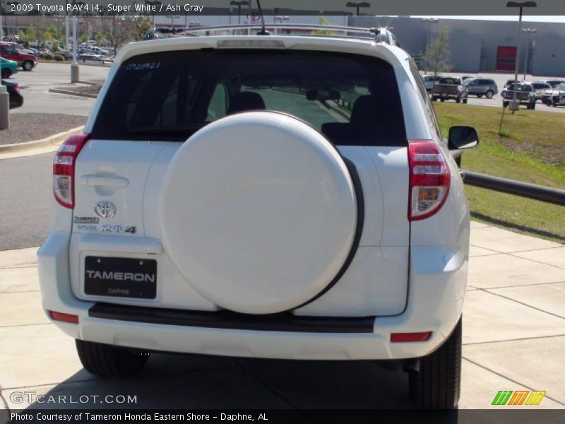 Super White / Ash Gray 2009 Toyota RAV4 I4