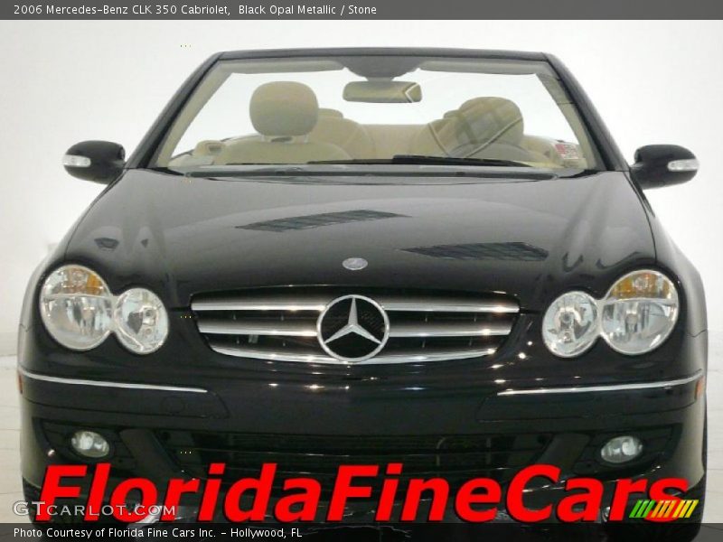 Black Opal Metallic / Stone 2006 Mercedes-Benz CLK 350 Cabriolet