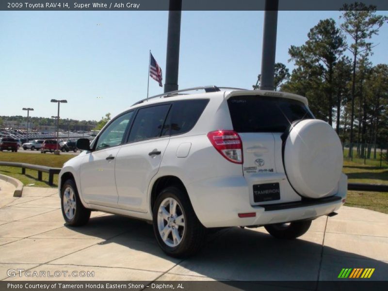 Super White / Ash Gray 2009 Toyota RAV4 I4