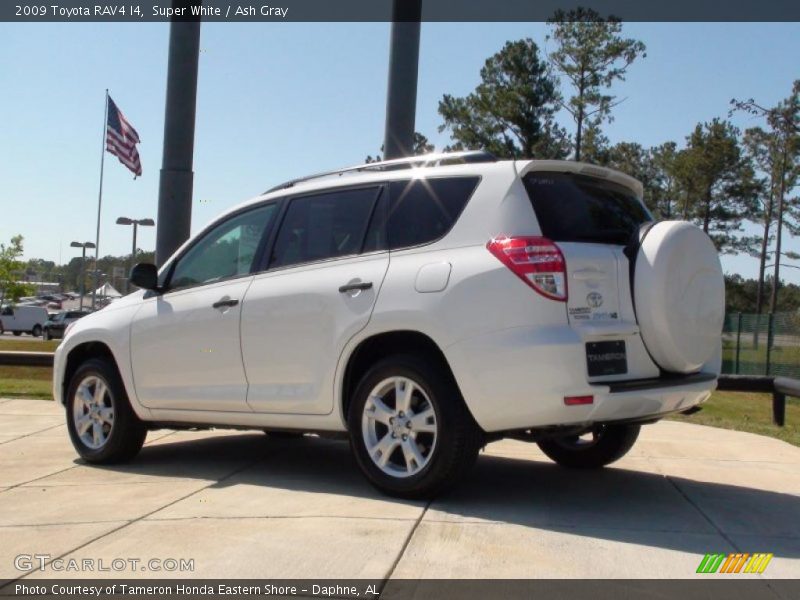 Super White / Ash Gray 2009 Toyota RAV4 I4