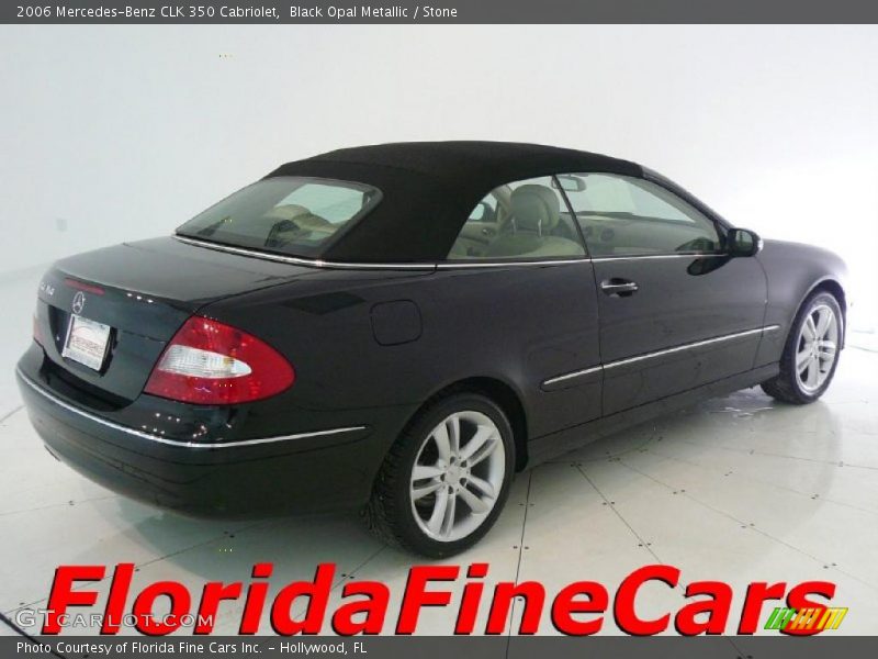 Black Opal Metallic / Stone 2006 Mercedes-Benz CLK 350 Cabriolet