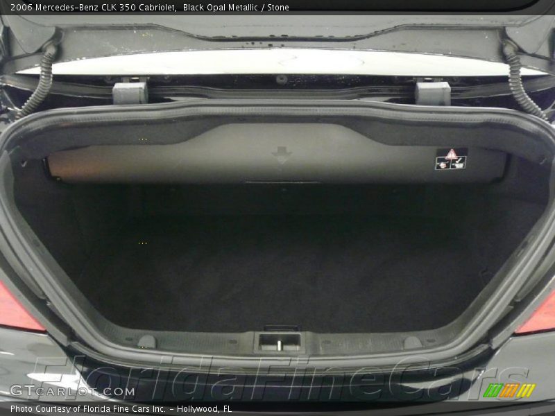 Black Opal Metallic / Stone 2006 Mercedes-Benz CLK 350 Cabriolet