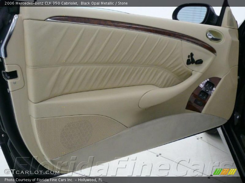 Black Opal Metallic / Stone 2006 Mercedes-Benz CLK 350 Cabriolet