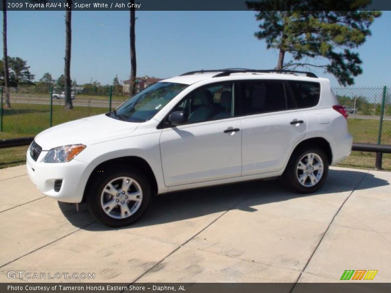 Super White / Ash Gray 2009 Toyota RAV4 I4
