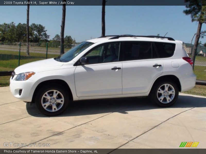 Super White / Ash Gray 2009 Toyota RAV4 I4