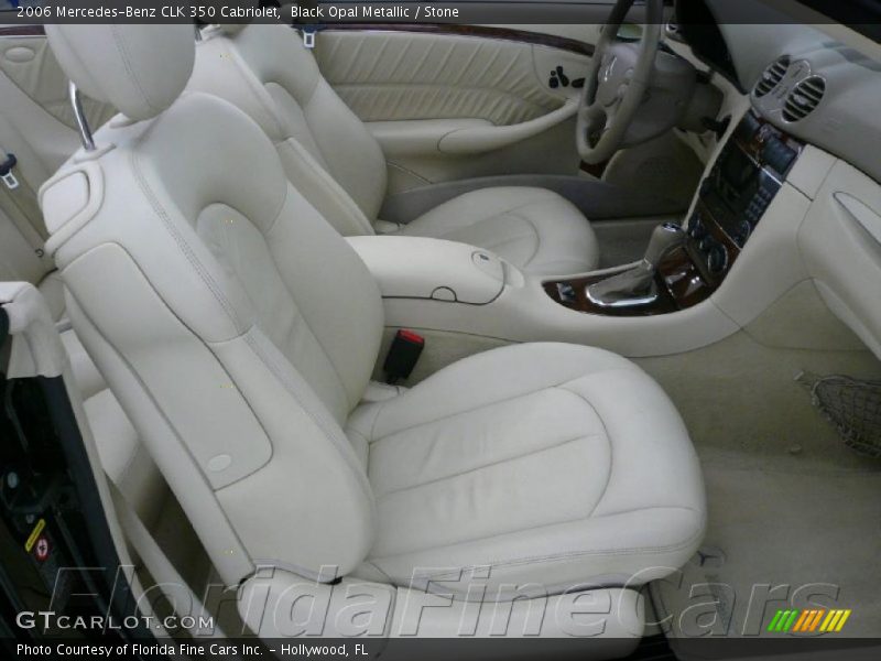 Black Opal Metallic / Stone 2006 Mercedes-Benz CLK 350 Cabriolet