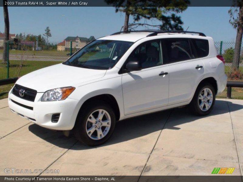Super White / Ash Gray 2009 Toyota RAV4 I4
