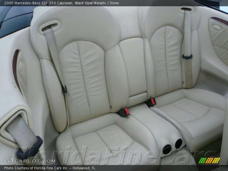Black Opal Metallic / Stone 2006 Mercedes-Benz CLK 350 Cabriolet