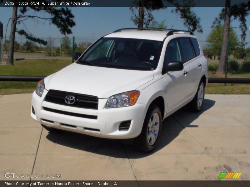 Super White / Ash Gray 2009 Toyota RAV4 I4