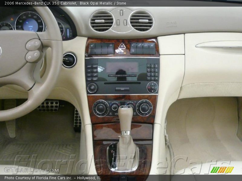 Black Opal Metallic / Stone 2006 Mercedes-Benz CLK 350 Cabriolet