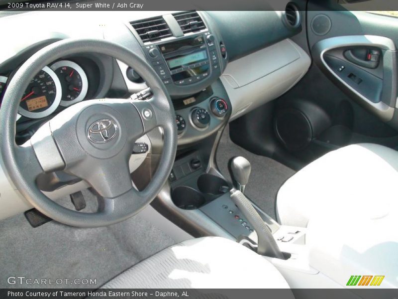 Super White / Ash Gray 2009 Toyota RAV4 I4