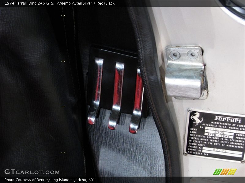 Controls of 1974 Dino 246 GTS