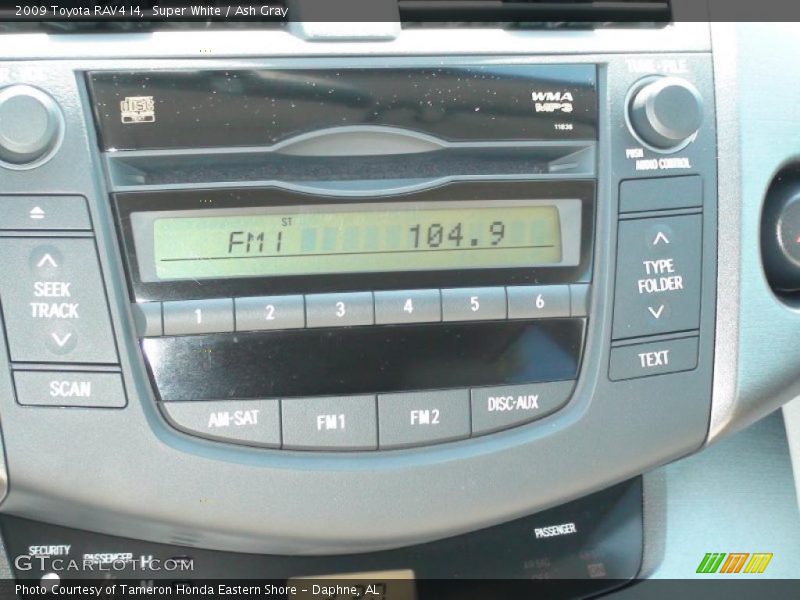 Super White / Ash Gray 2009 Toyota RAV4 I4