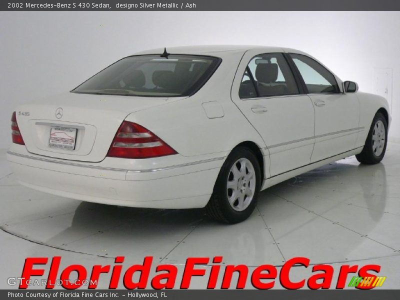 designo Silver Metallic / Ash 2002 Mercedes-Benz S 430 Sedan