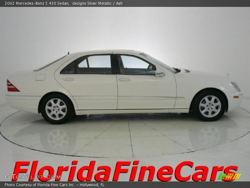 designo Silver Metallic / Ash 2002 Mercedes-Benz S 430 Sedan