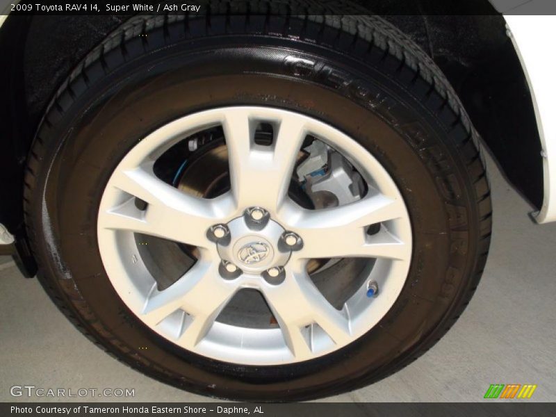 Super White / Ash Gray 2009 Toyota RAV4 I4