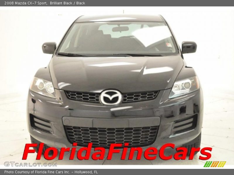 Brilliant Black / Black 2008 Mazda CX-7 Sport