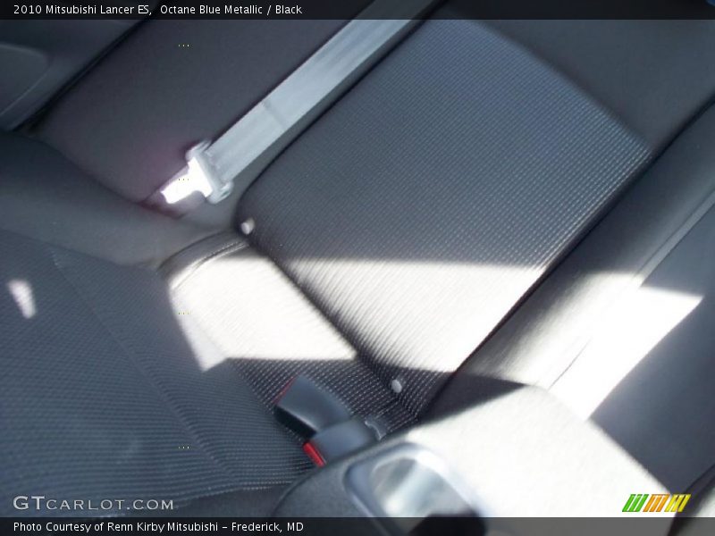 Octane Blue Metallic / Black 2010 Mitsubishi Lancer ES