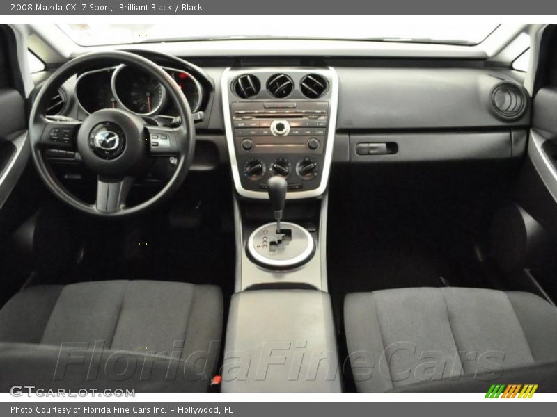 Brilliant Black / Black 2008 Mazda CX-7 Sport
