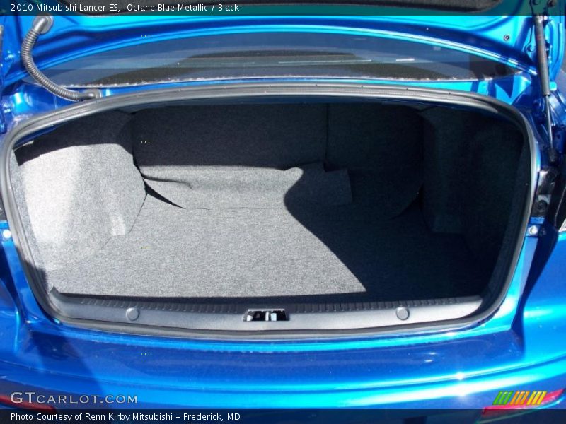 Octane Blue Metallic / Black 2010 Mitsubishi Lancer ES