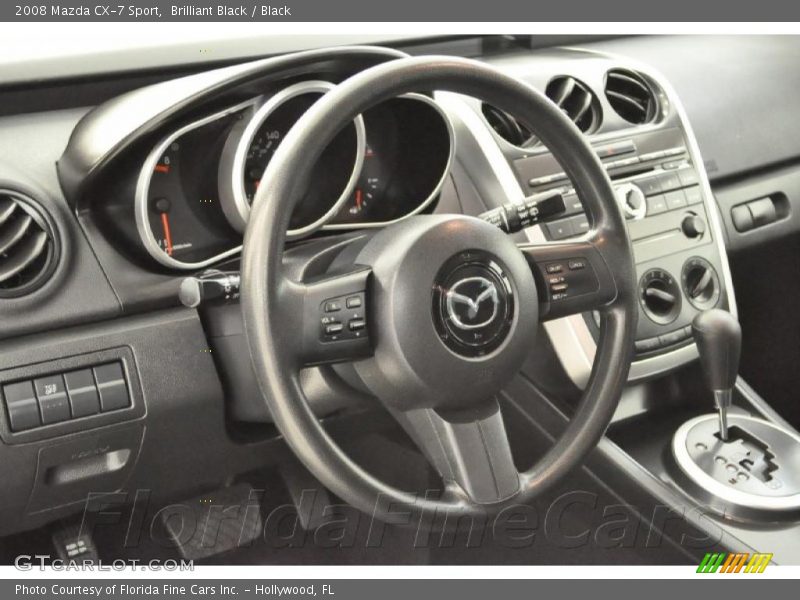 Brilliant Black / Black 2008 Mazda CX-7 Sport